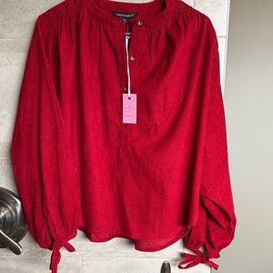 Simply Southern Red Long Sleeve Top